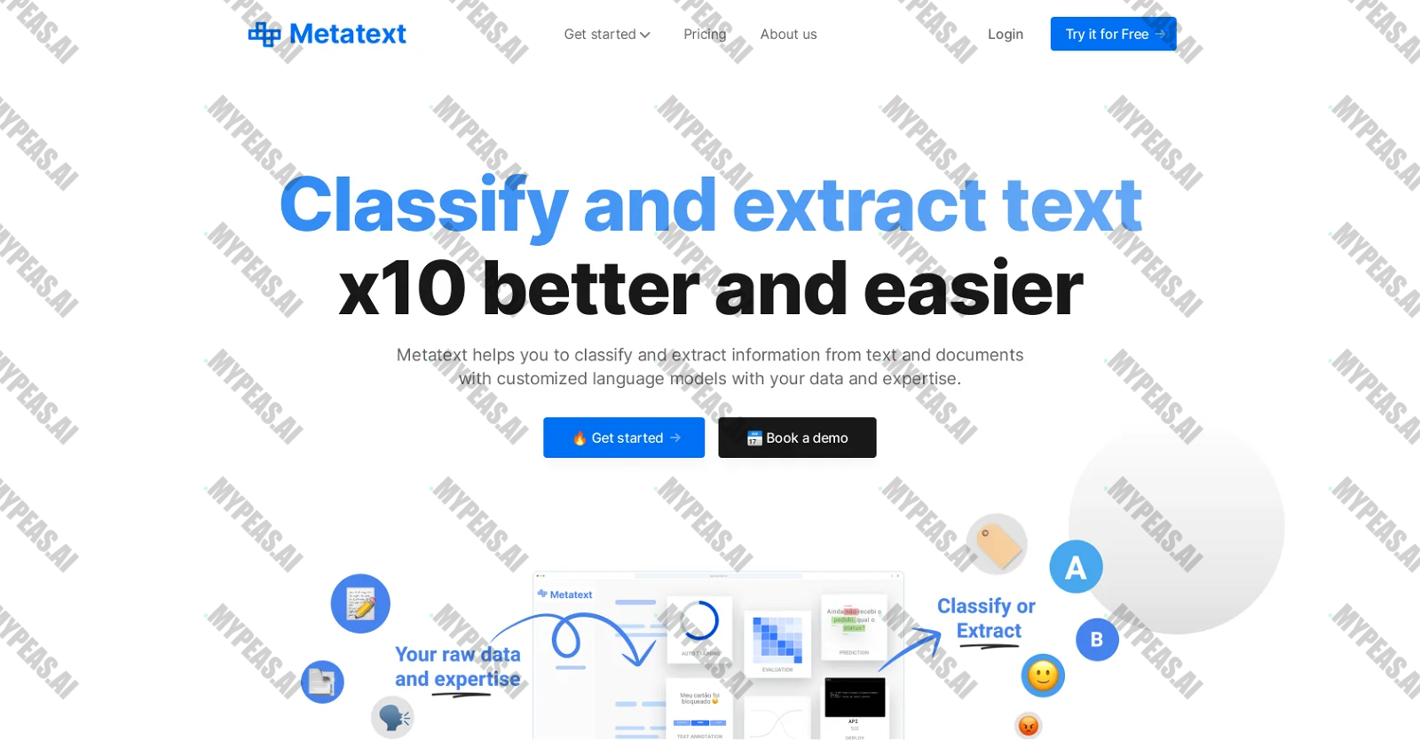 Metatext screenshot