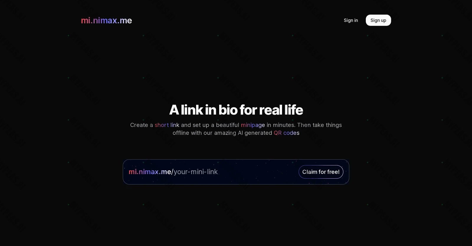 Mi.Nimax screenshot