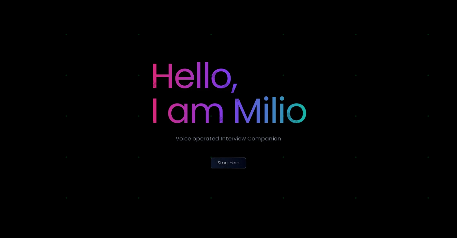 Milio screenshot