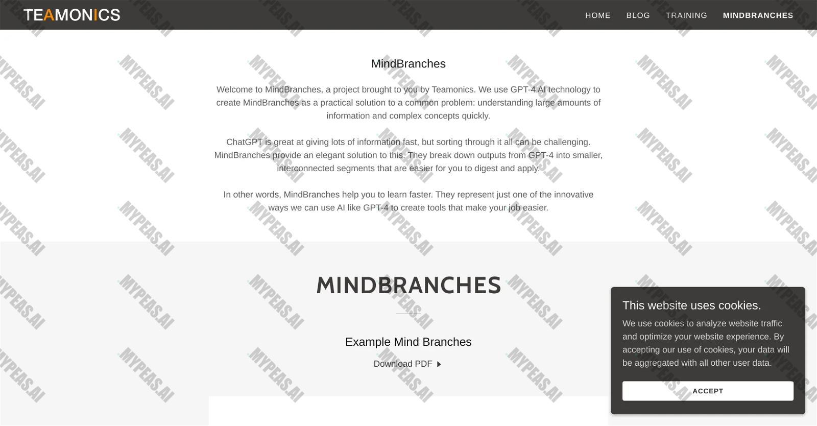 MindBranches screenshot