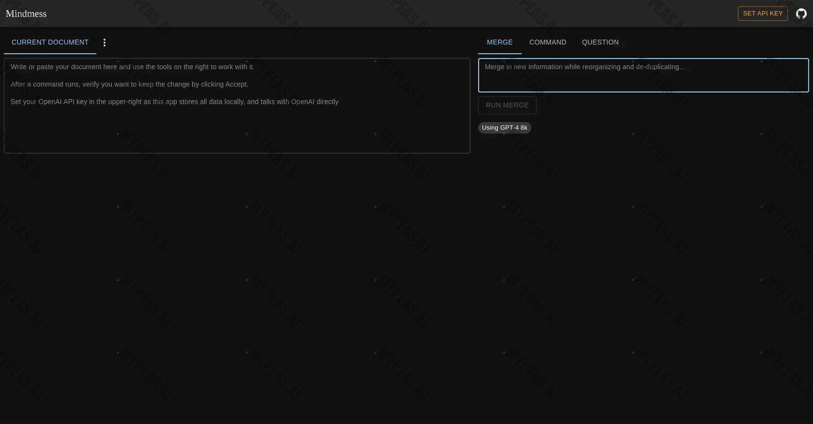 Mindmess screenshot