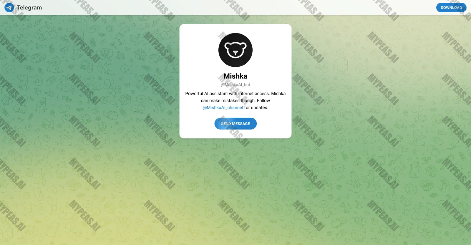 MishkaAI screenshot