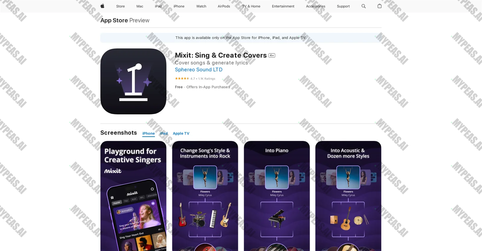 Mixit screenshot