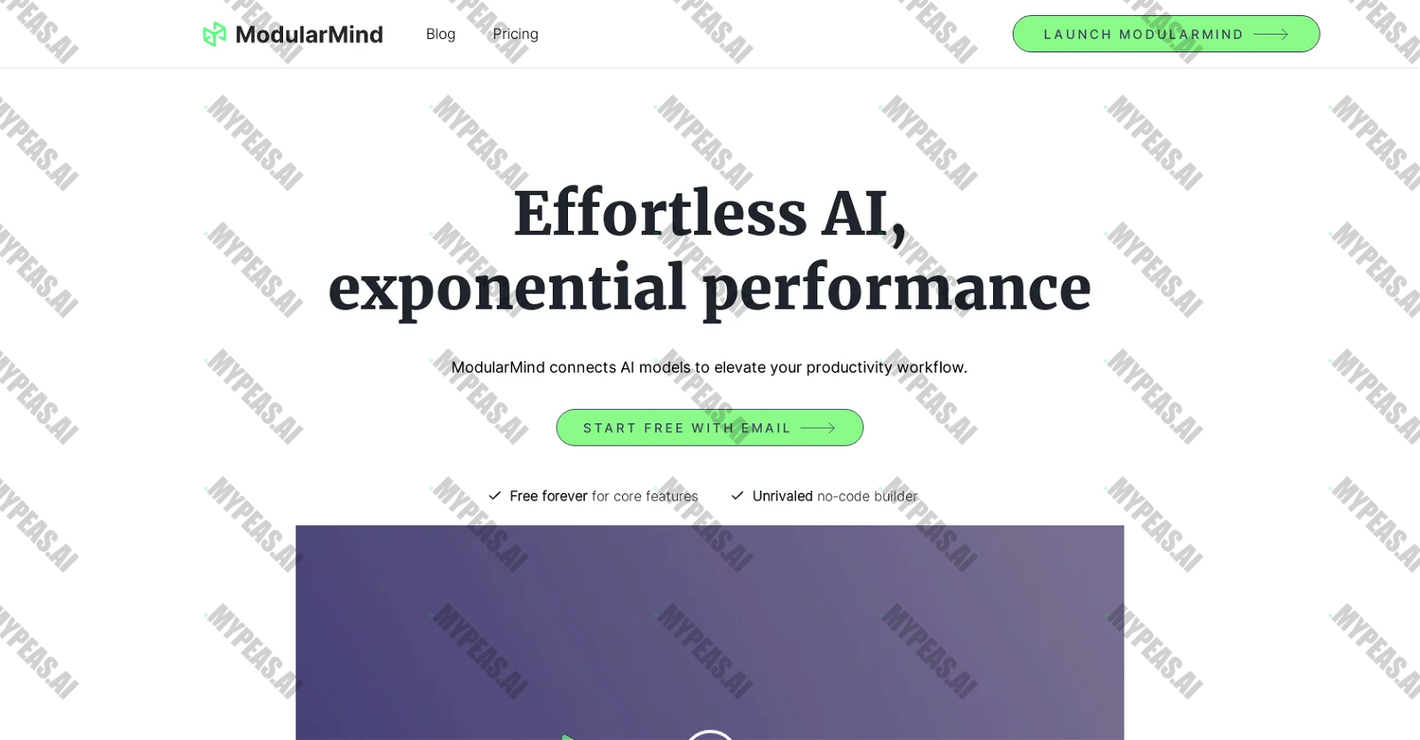Modularmind screenshot