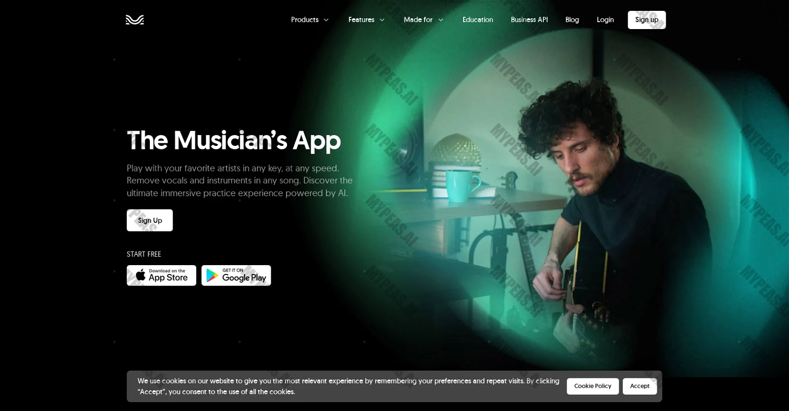 Moises App screenshot