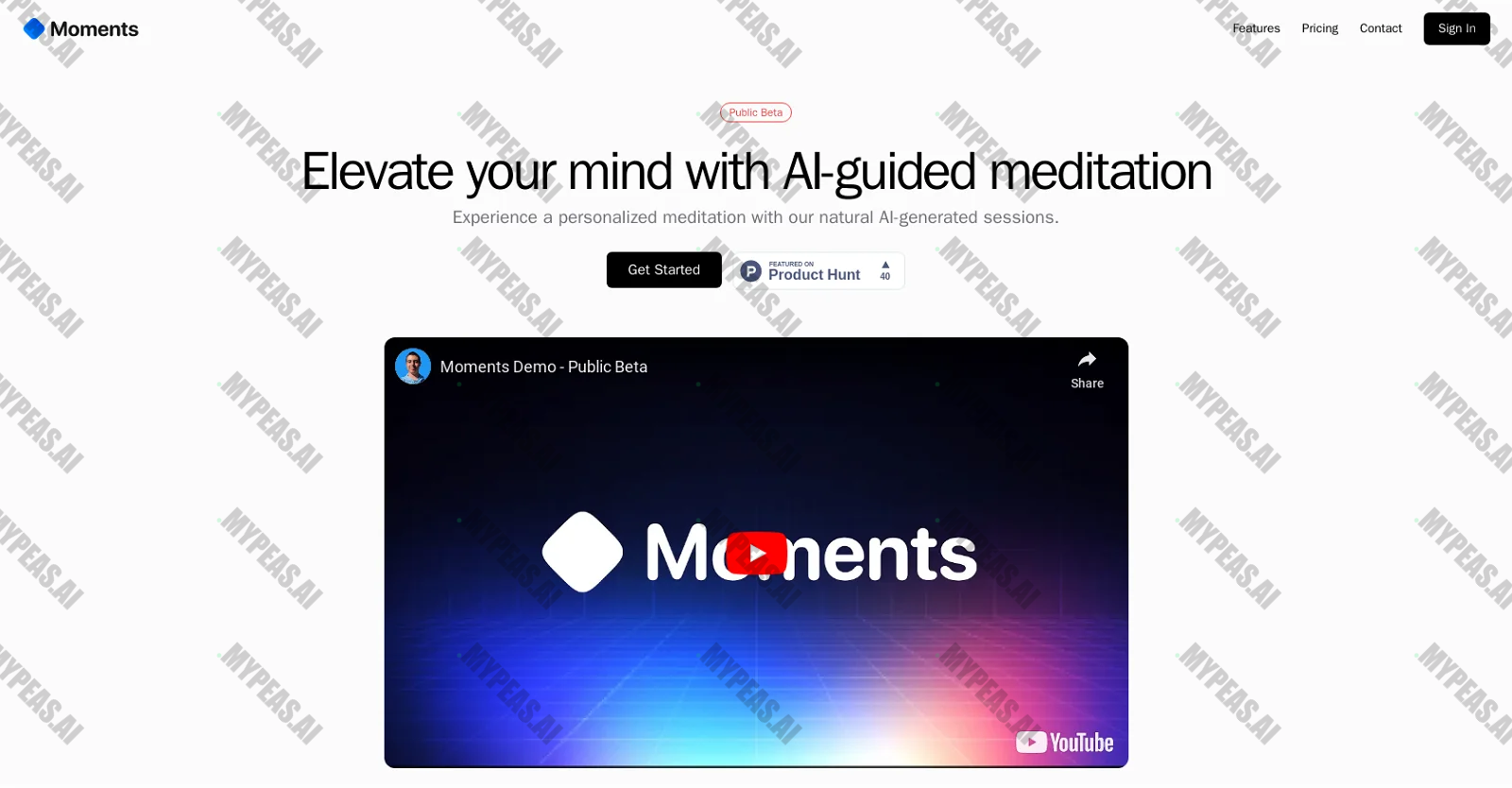 MomentsAI screenshot