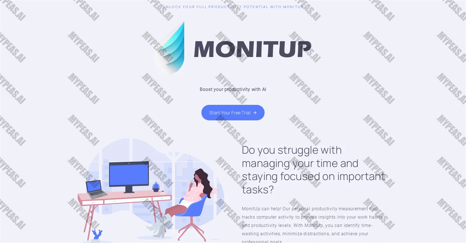 Monitup screenshot