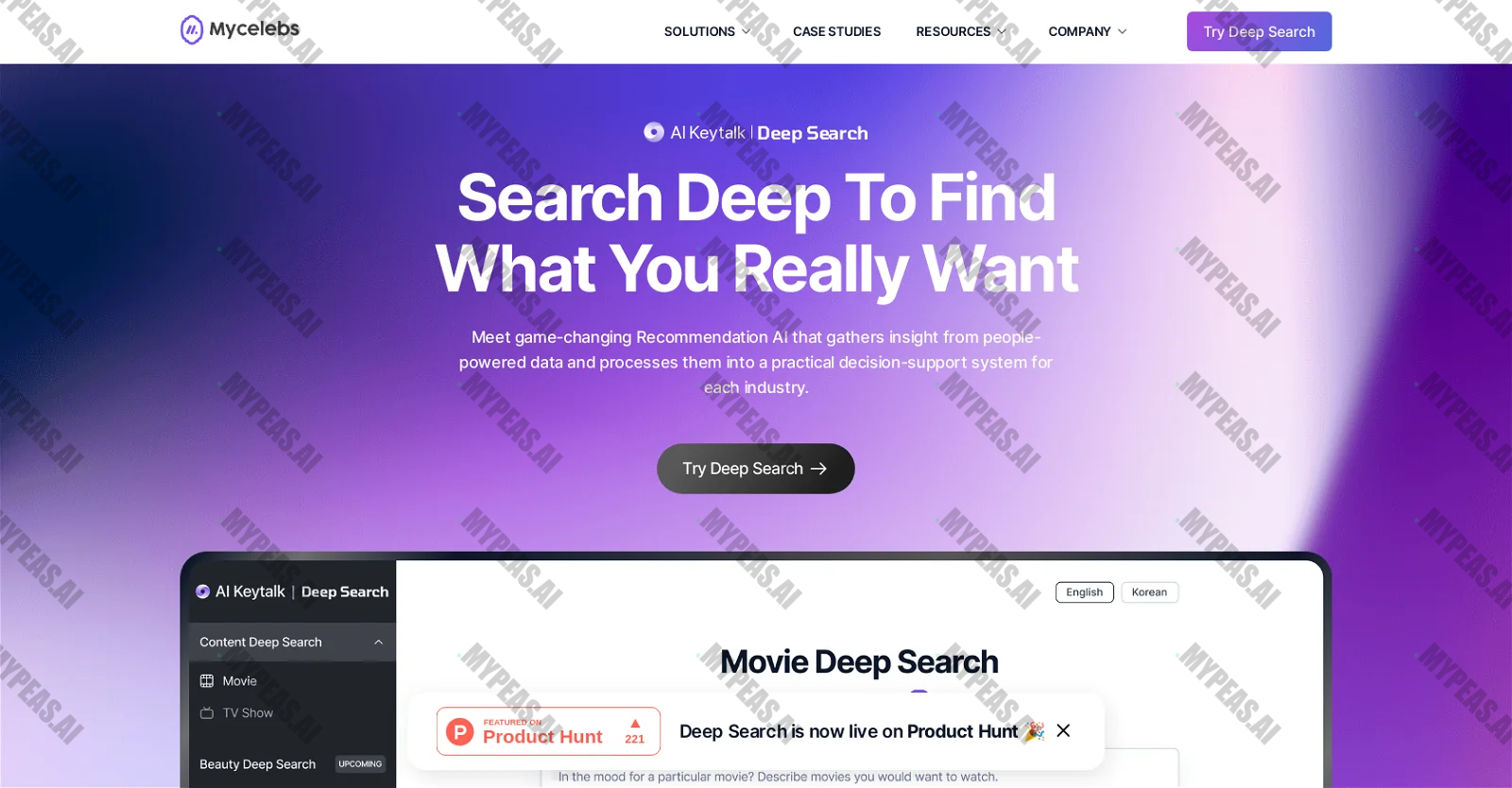Movie Deep Search screenshot