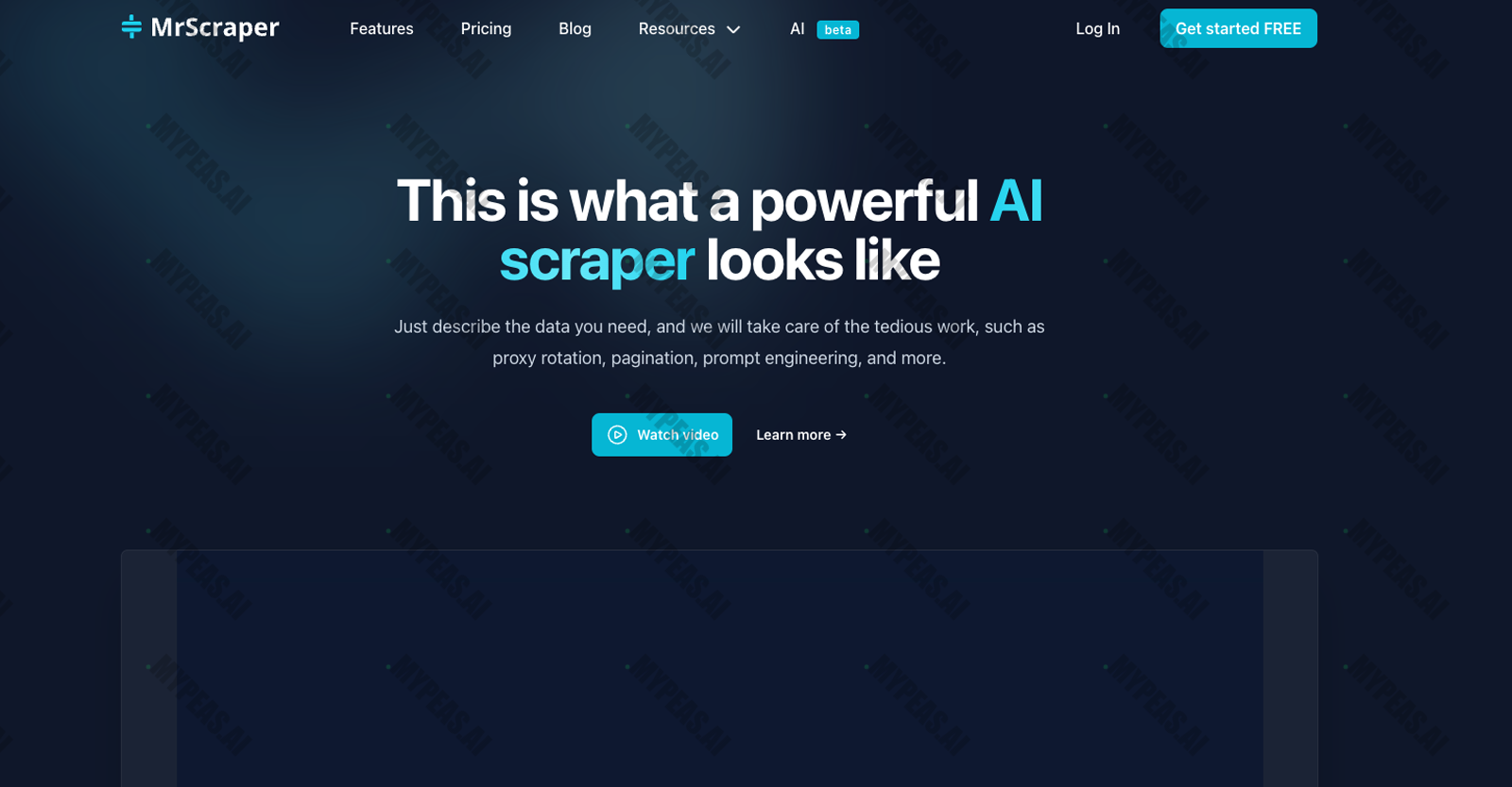 MrScraper screenshot
