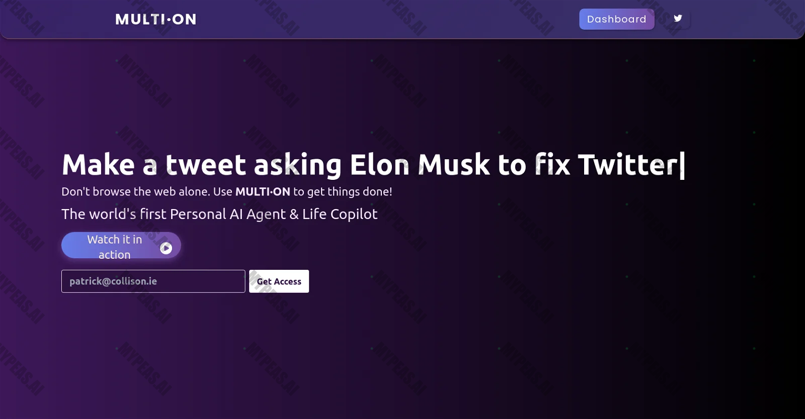 MultiOn screenshot