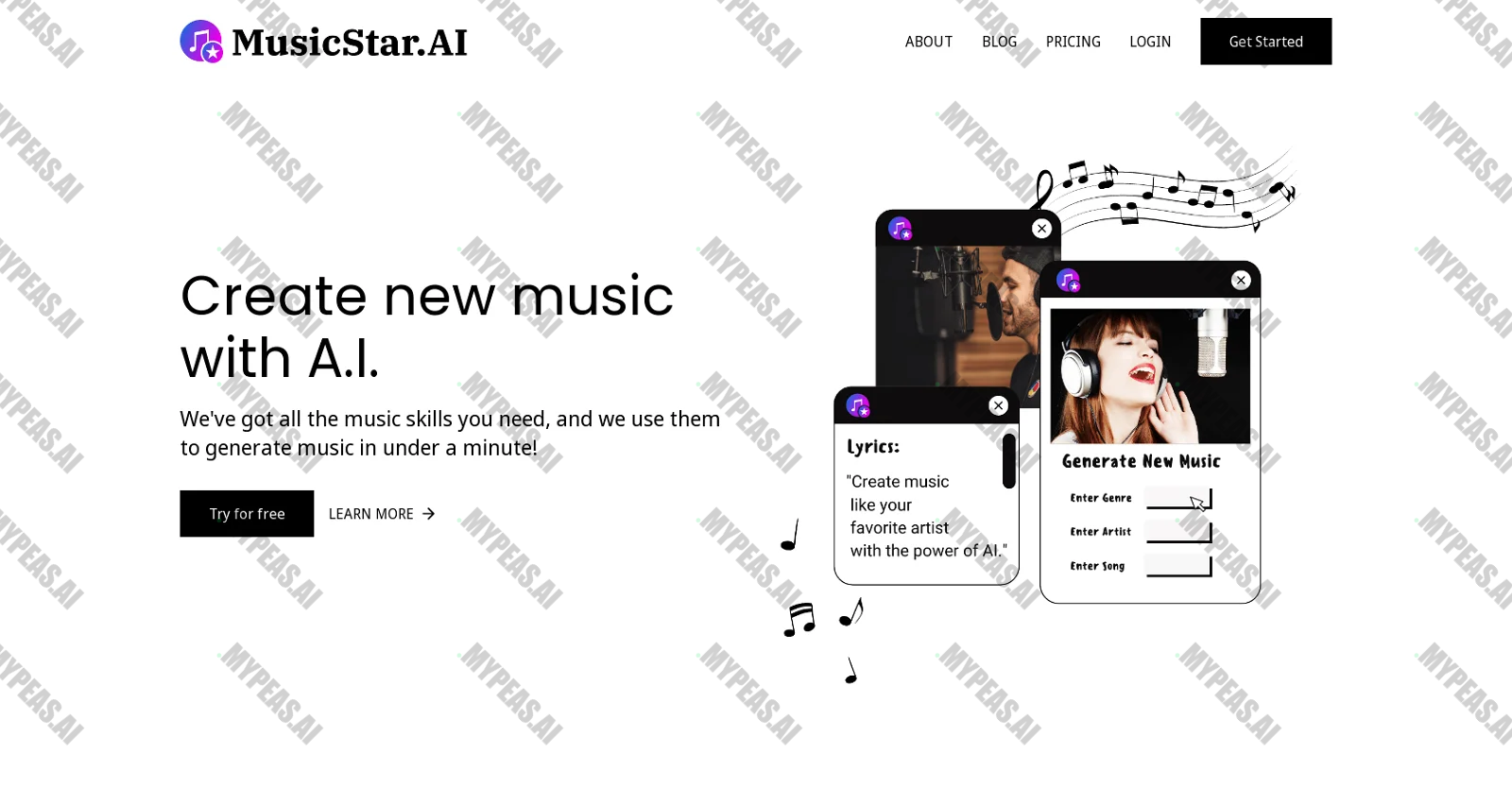 MusicStar.ai screenshot