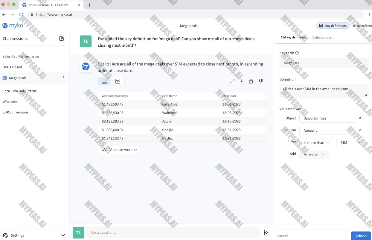 Myko AI screenshot