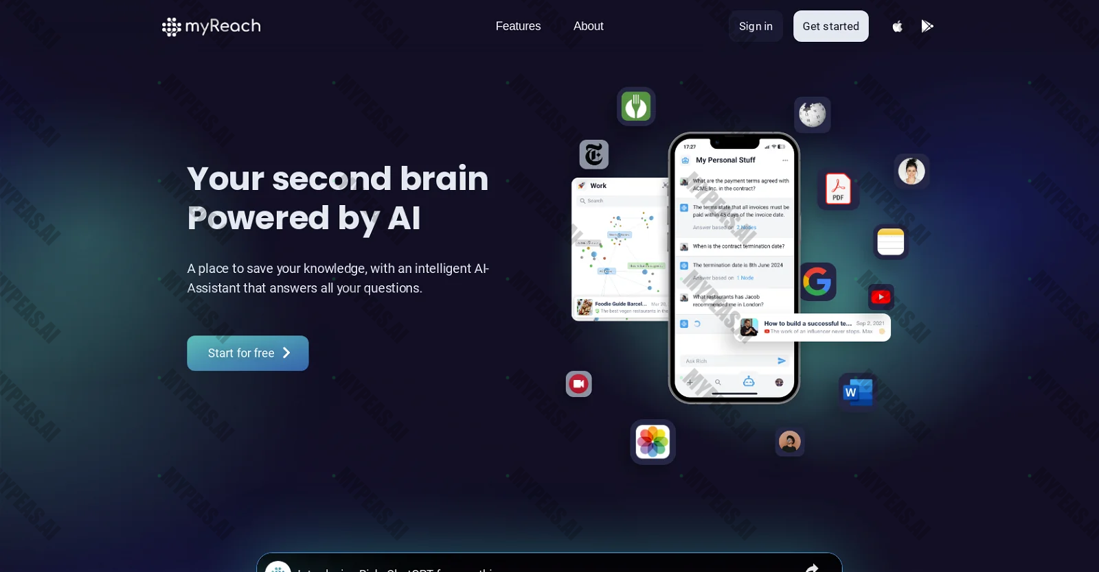 myReach screenshot