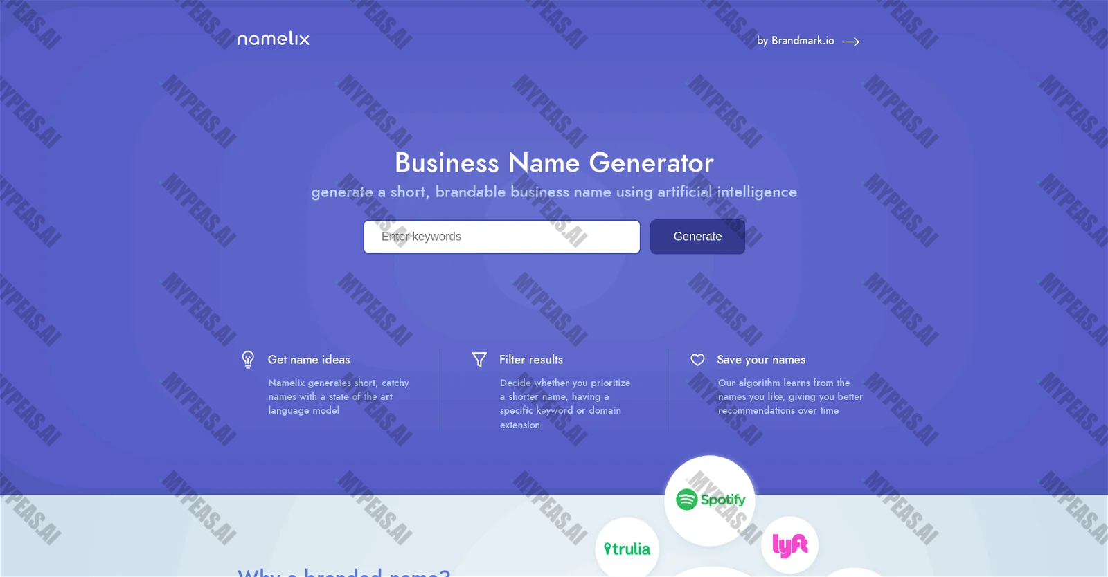 Namelix screenshot