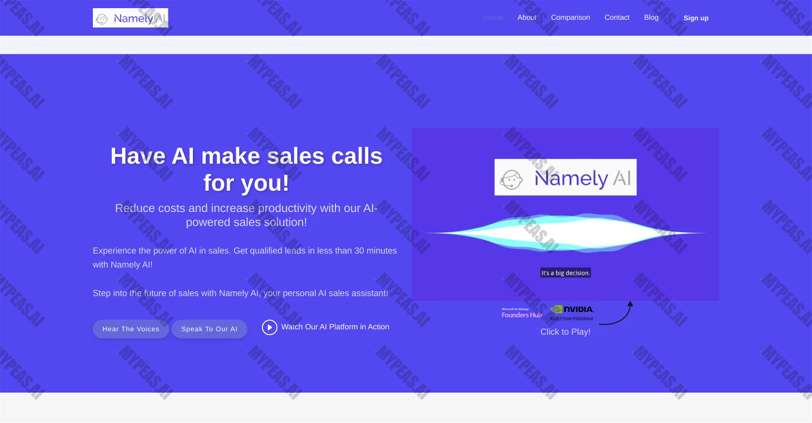 NamelyAI screenshot