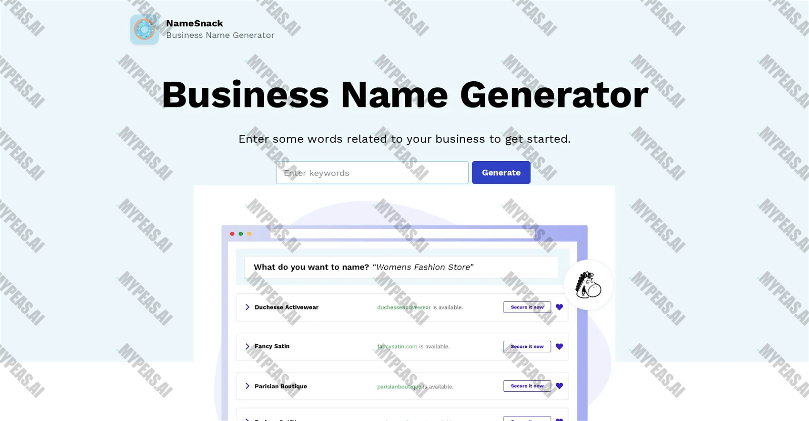 NameSnack screenshot