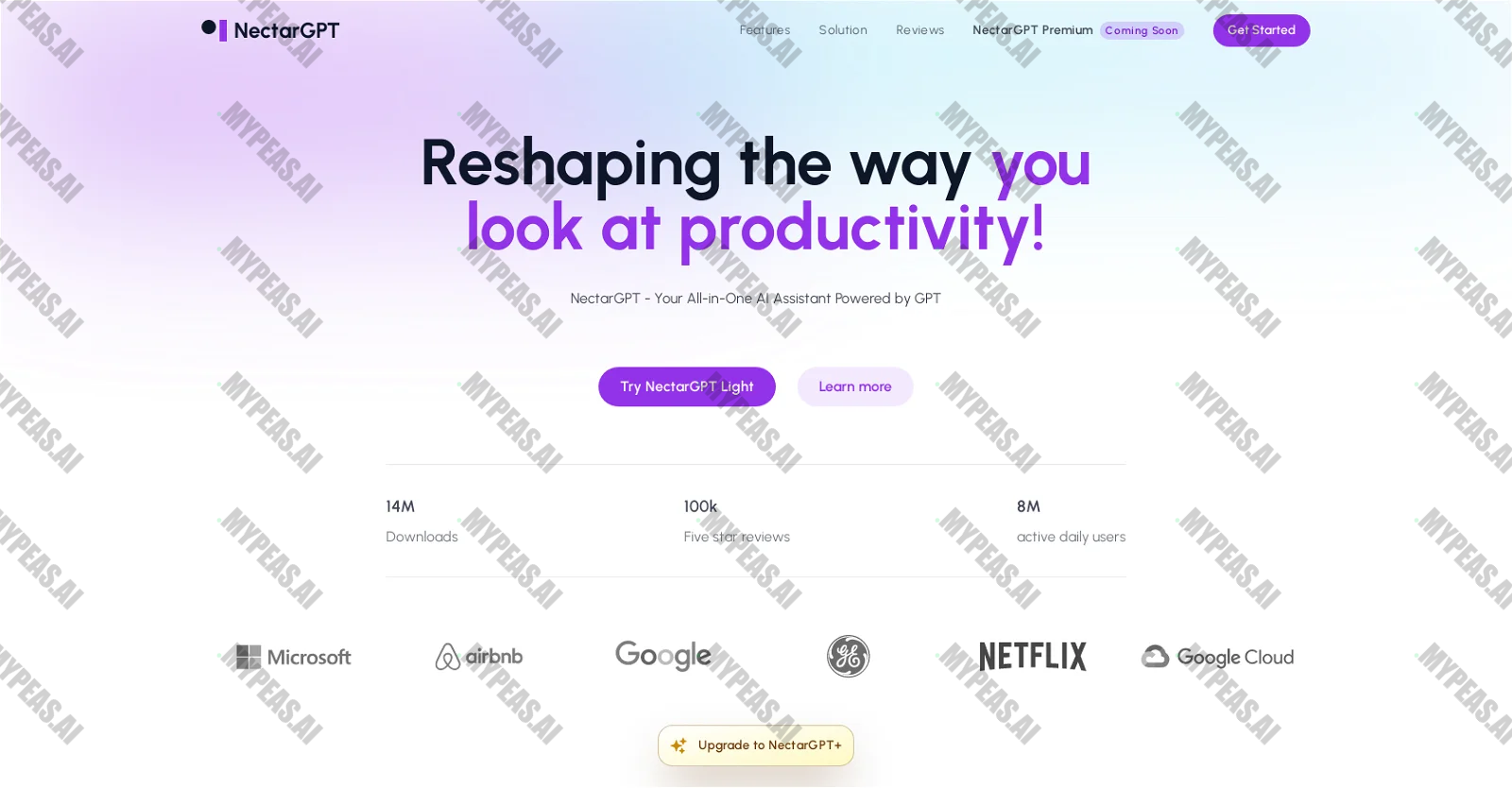 NectarGPT screenshot