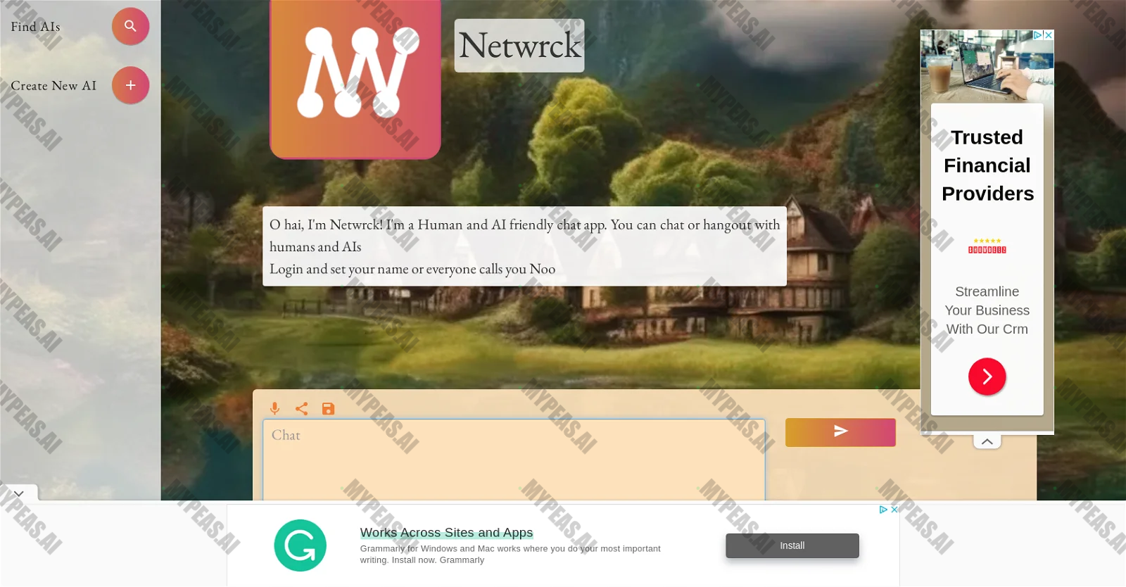 Netwrck screenshot
