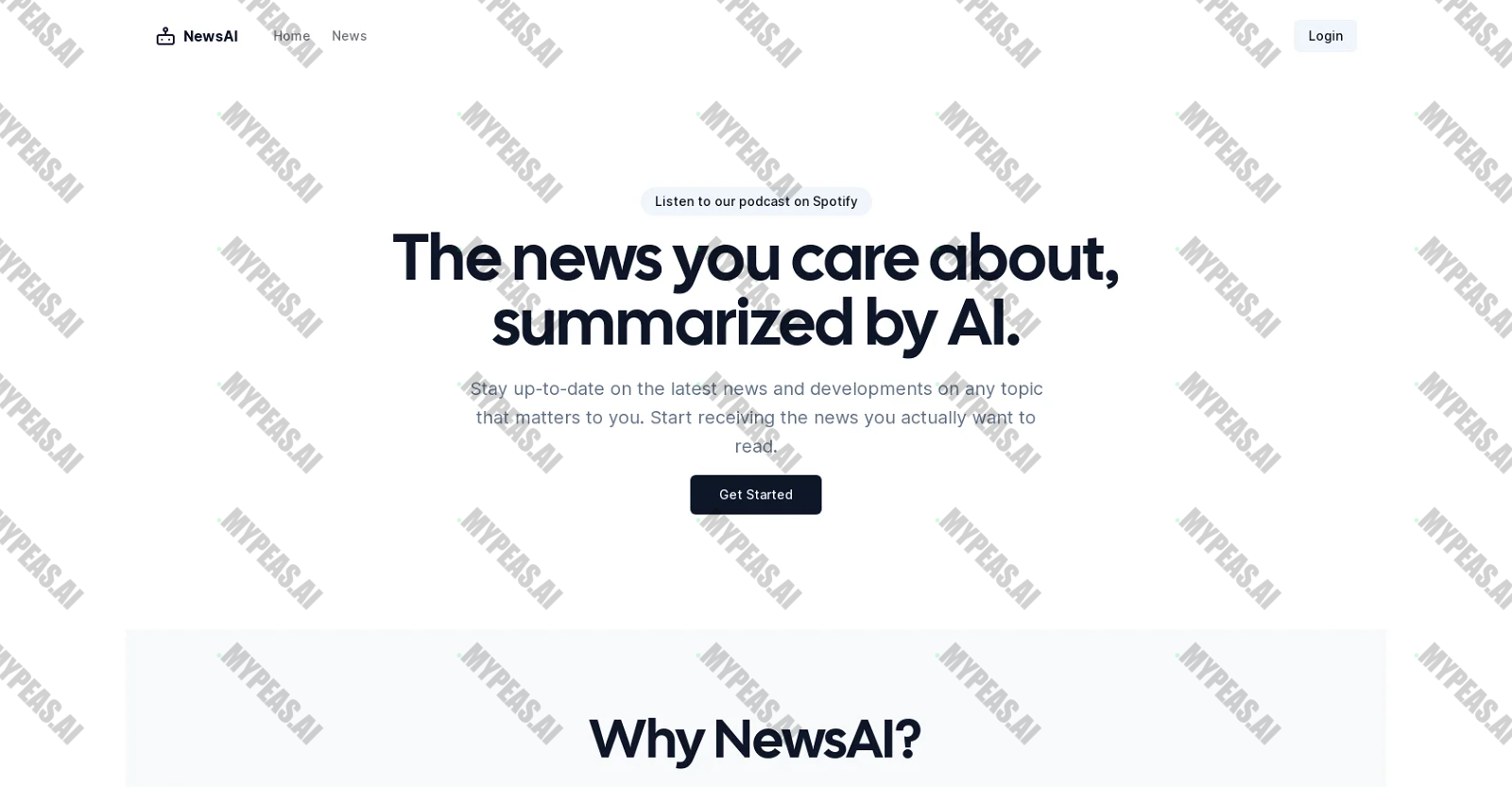 NewsAI.me screenshot