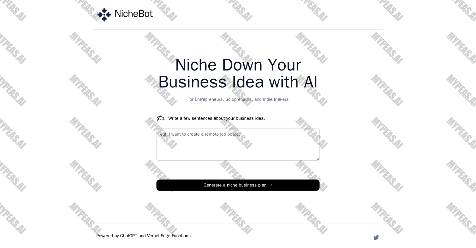 NicheBot screenshot