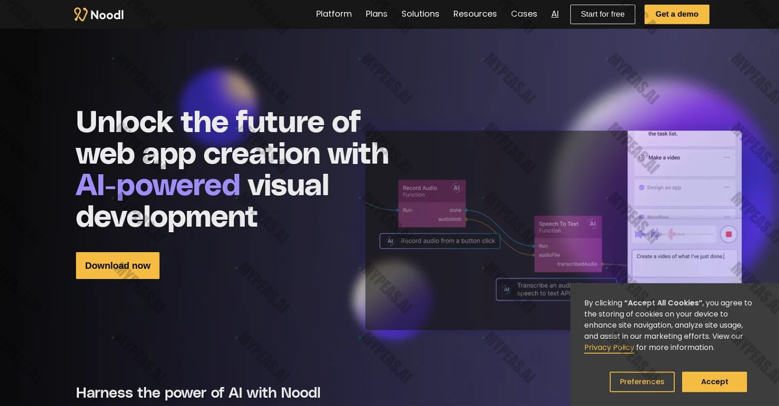 Noodl screenshot