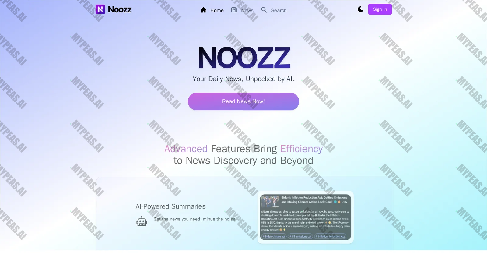 Noozz screenshot
