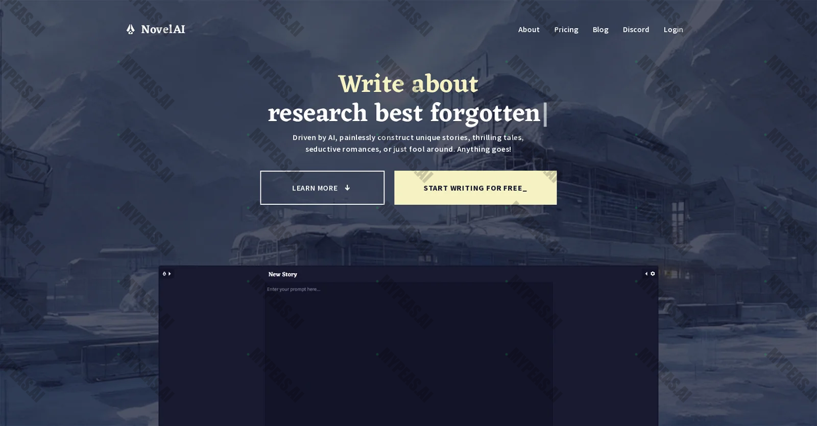 NovelAI screenshot
