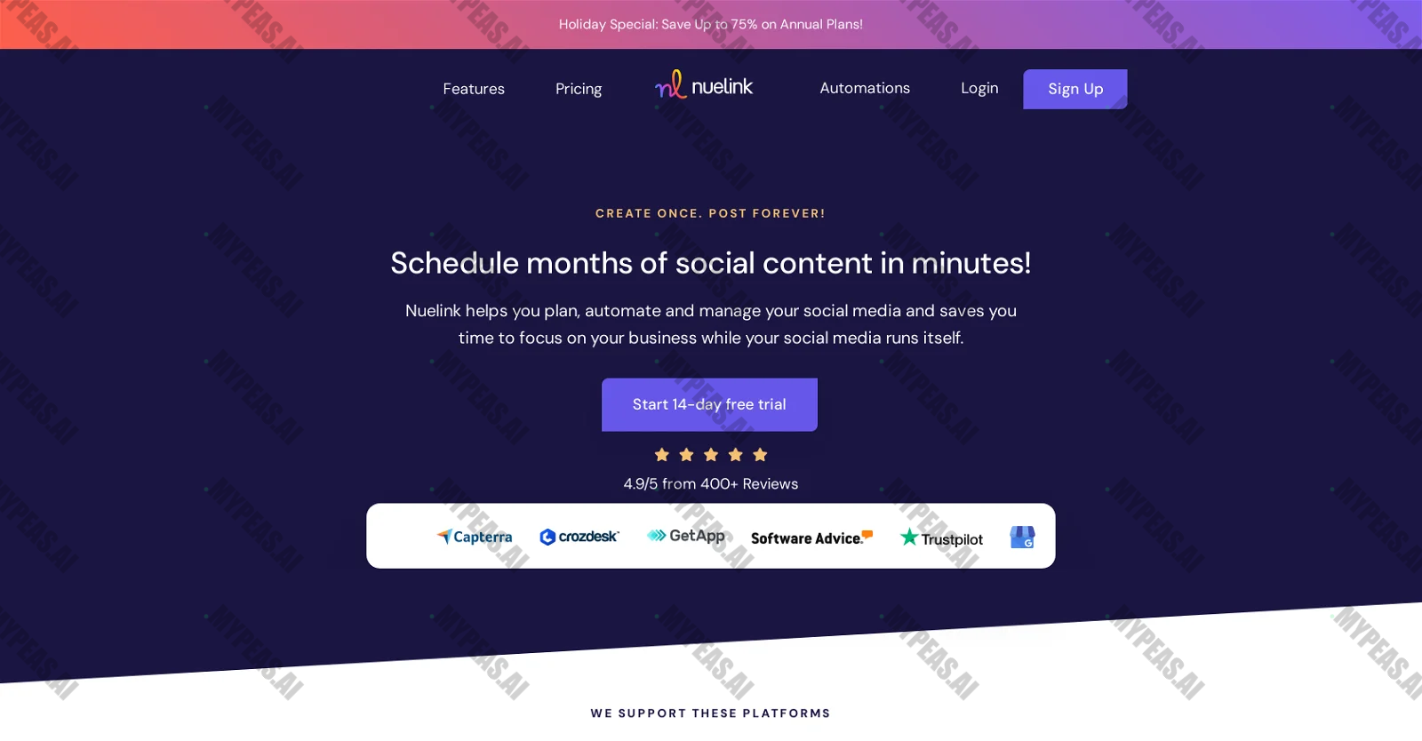 Nuelink screenshot