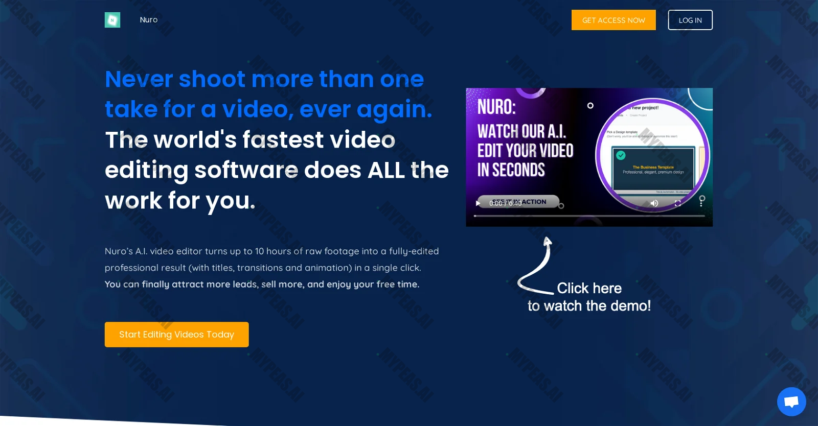 Nuro.video screenshot