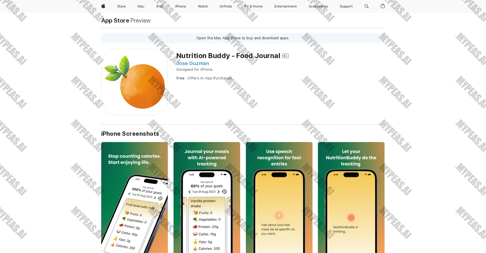 Nutrition Buddy screenshot