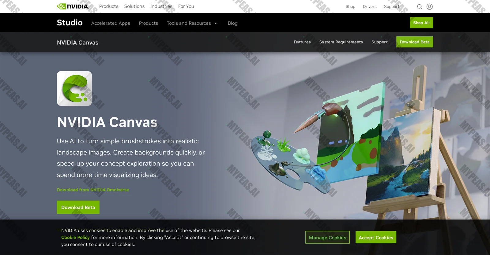 NVIDIA Canvas screenshot
