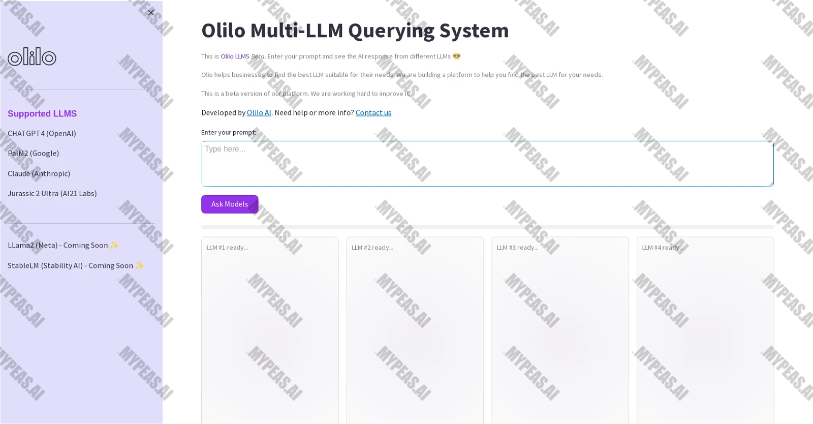 Olilo screenshot