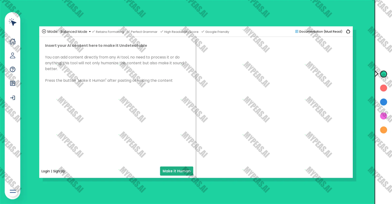 Oneclickhuman screenshot