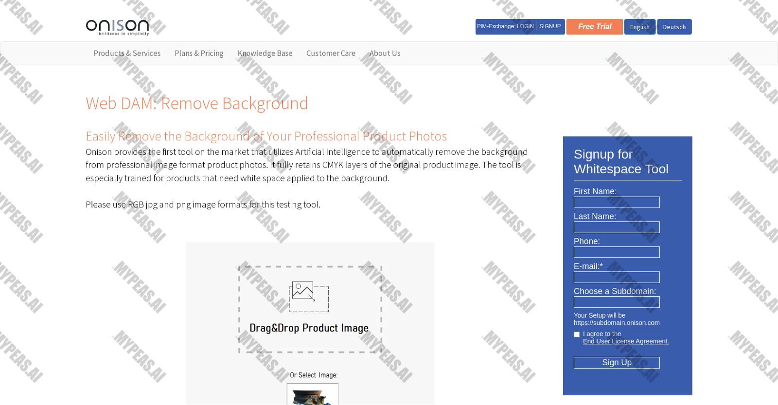 Onison screenshot
