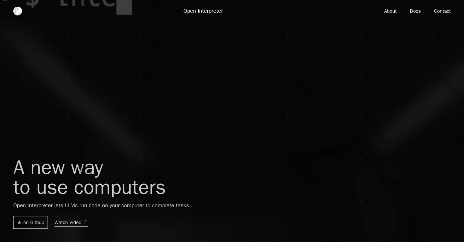 Open Interpreter screenshot