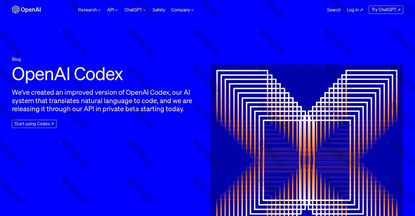OpenAI Codex screenshot