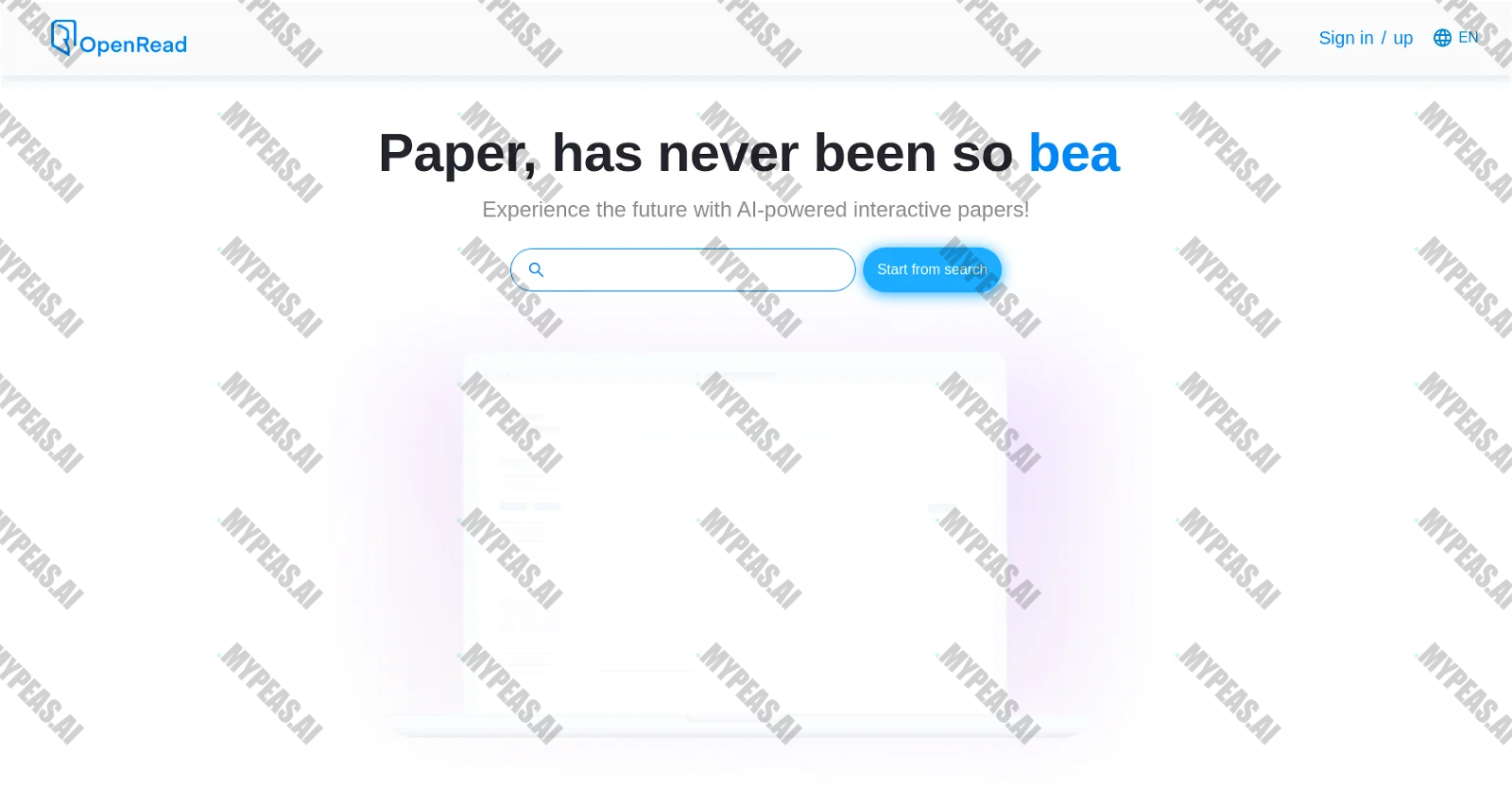 OpenRead screenshot