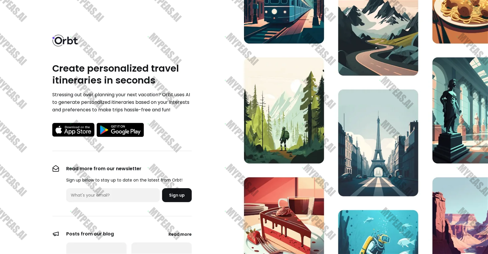 Orbt screenshot