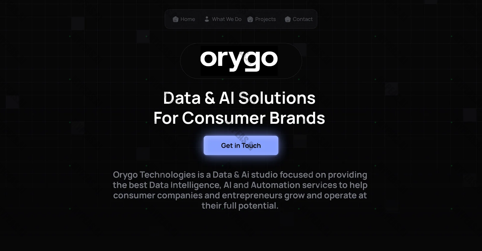 Orygo Technologies screenshot