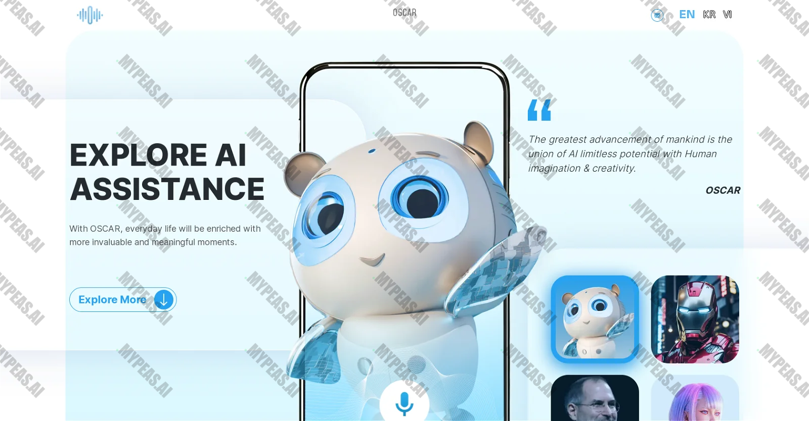 OSCAR AI screenshot