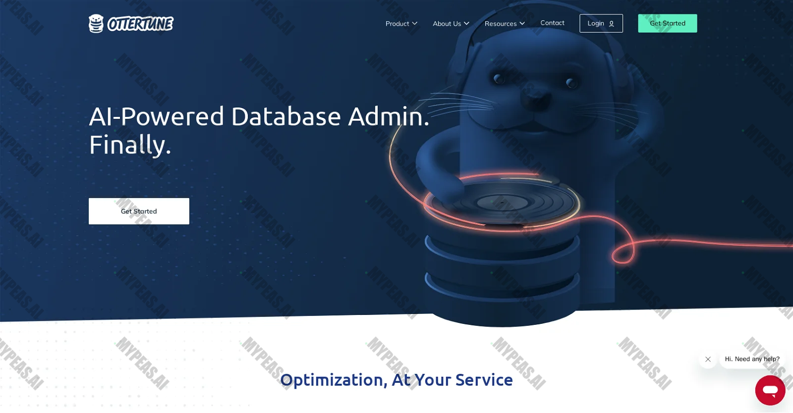 OtterTune screenshot