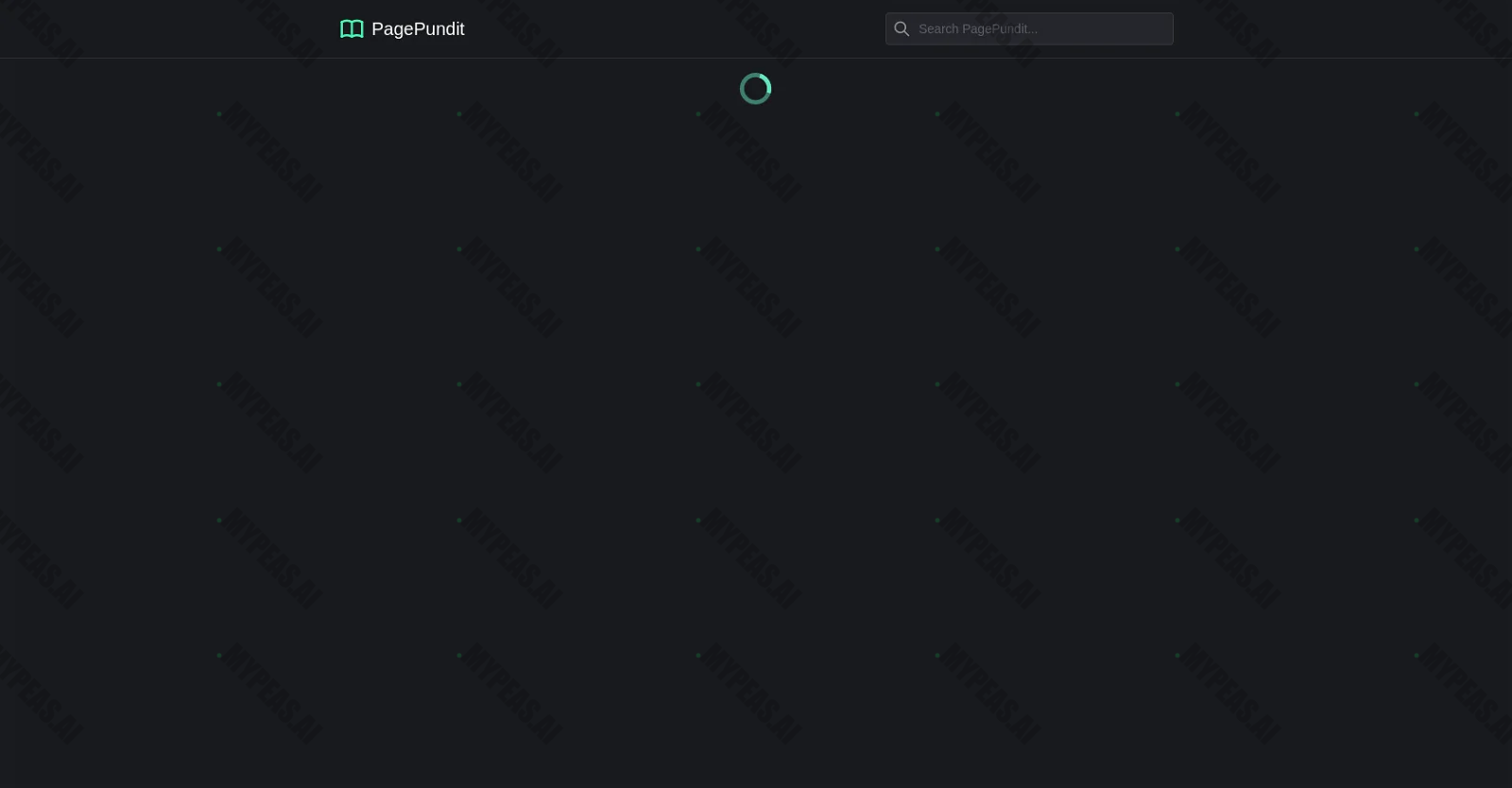 PagePundit screenshot