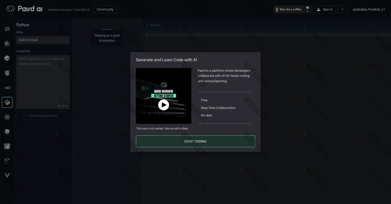 Paird.ai screenshot