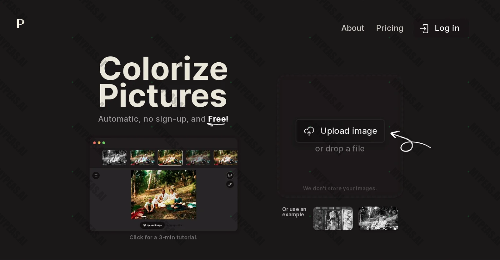 Palette screenshot