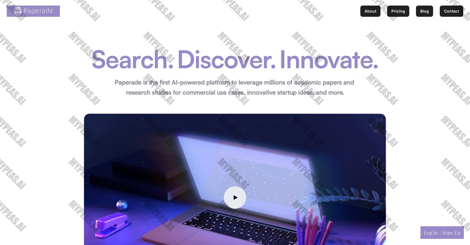 Paperade screenshot