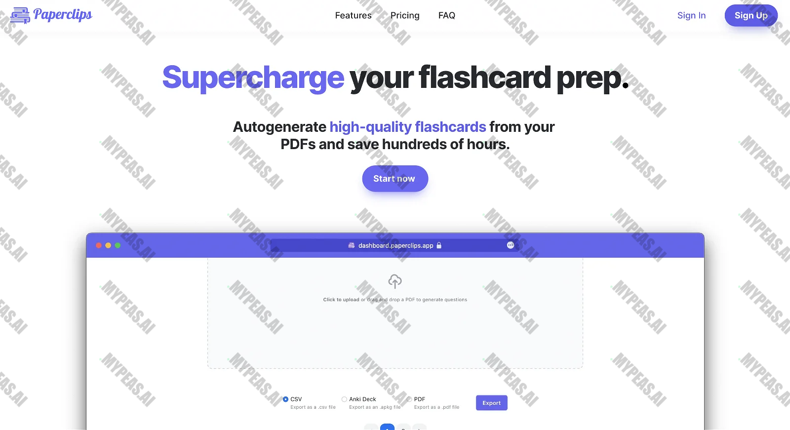 Paperclips screenshot