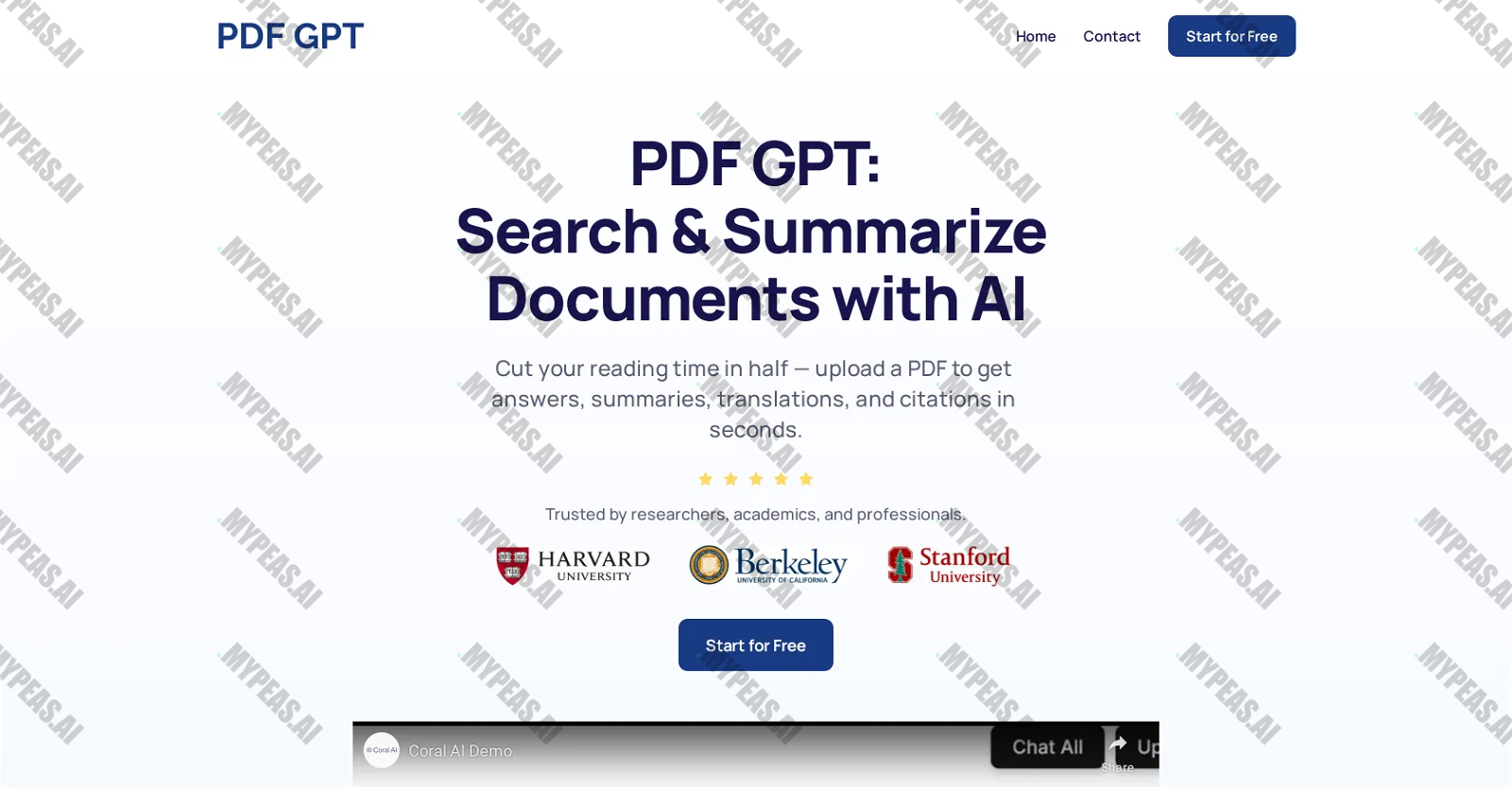 PDFGPT.Chat screenshot
