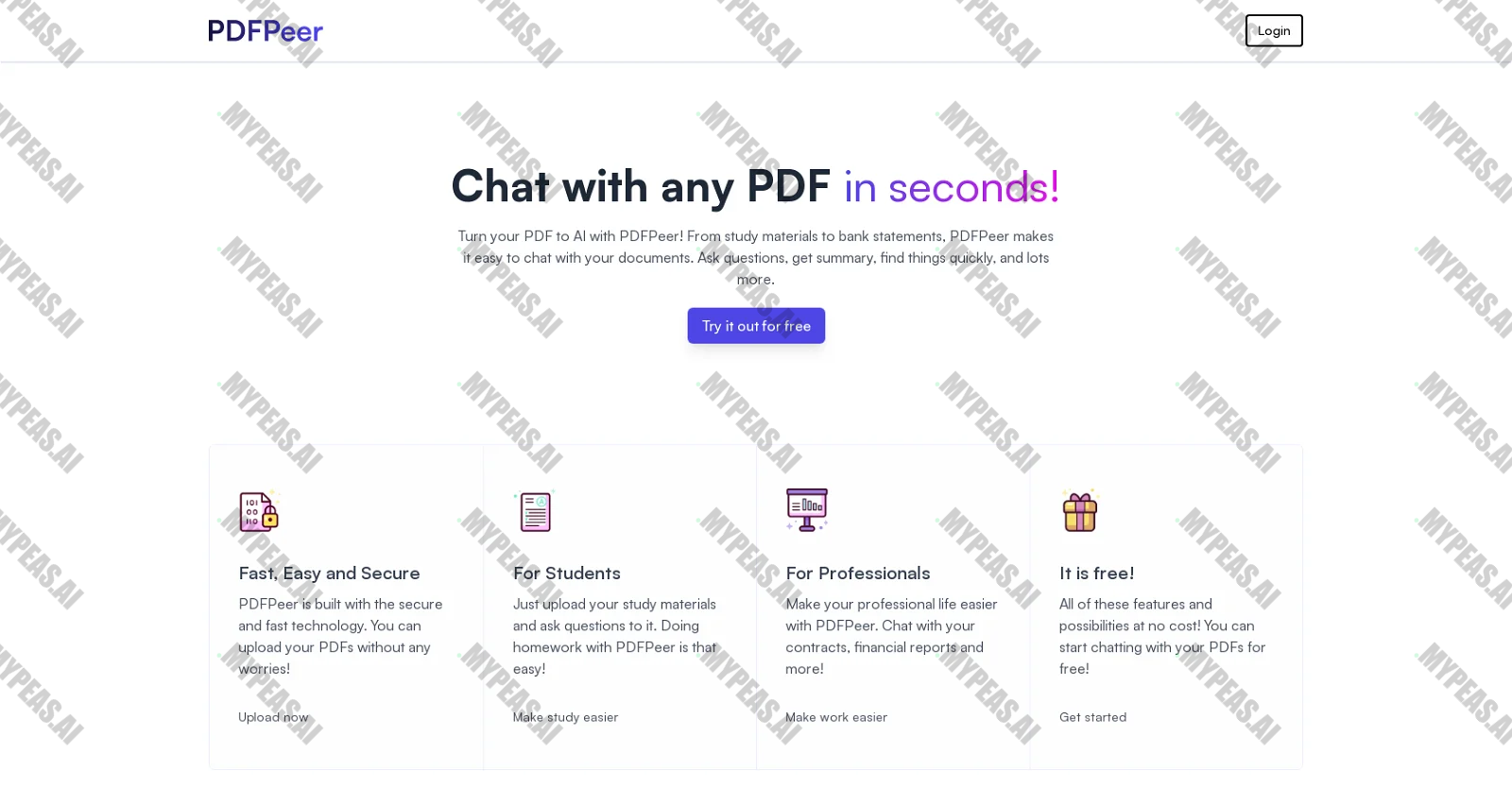 PDFPeer screenshot