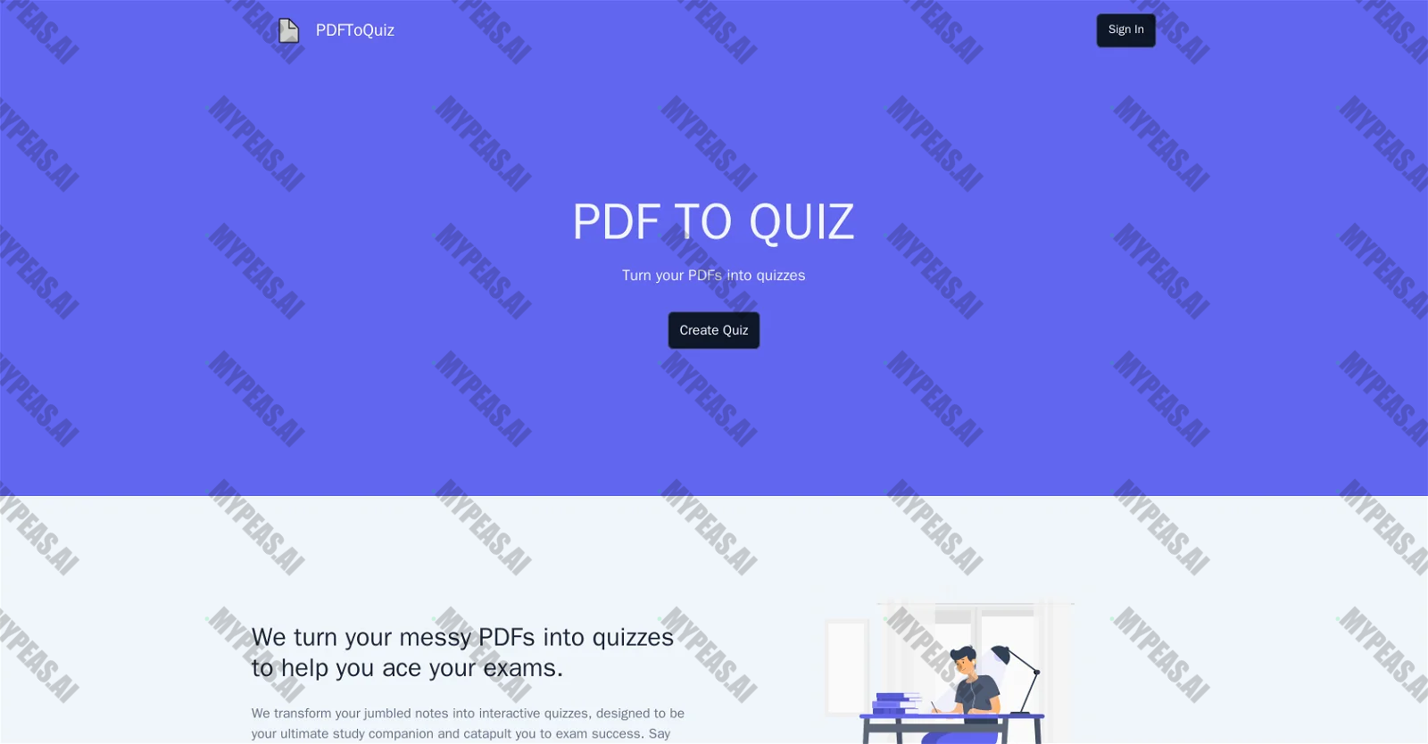 PDFToQuiz screenshot