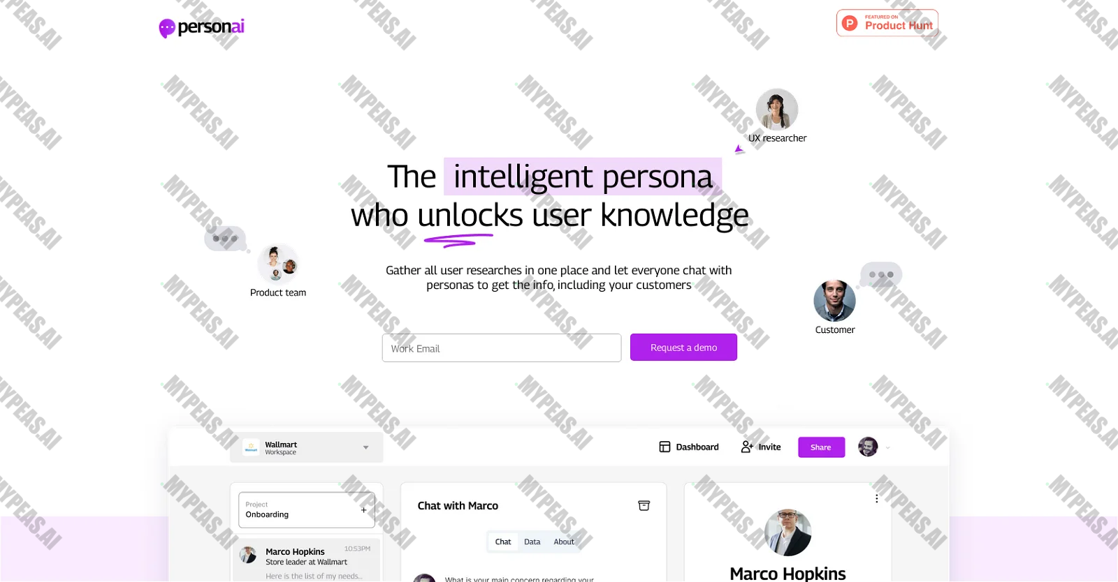 Personai screenshot